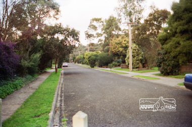 Photograph, Looking east from Petrie Park along Robert Street, Montmorency