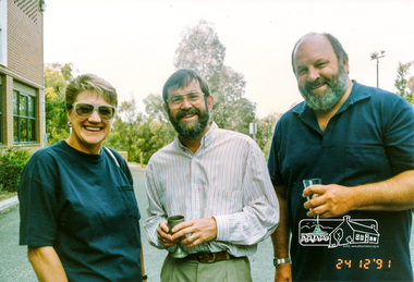 Photograph, Shire of Eltham Staff Christmas Breakup BBQ, 24 Dec 1991, 24/12/1991