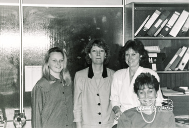 Photograph, Shire of Eltham staff members, 1991, 1991