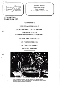 Newsletter, Newsletter, No. 115 July 1997