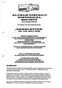 Newsletter, Newsletter, No. 120 May 1998