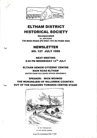 Newsletter, No. 127 July 1999
