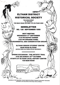 Newsletter, Newsletter, No. 128 September 1999