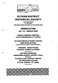 Newsletter, No. 131 March 2000
