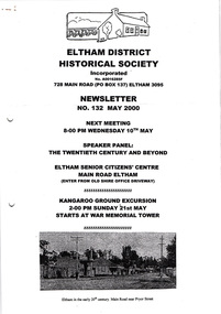 Newsletter, No. 132 May 2000