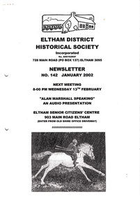 Newsletter, No. 142 January 2002