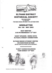 Newsletter, Newsletter, No. 150 May 2003