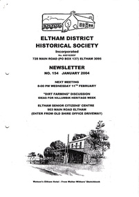 Newsletter, Newsletter, No. 154 January 2004