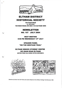 Newsletter, No. 157 July 2004