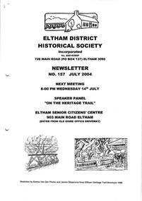 Newsletter, Newsletter, No. 157 July 2004