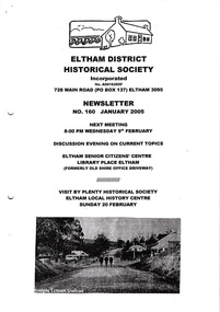 Newsletter, No. 160 January 2005