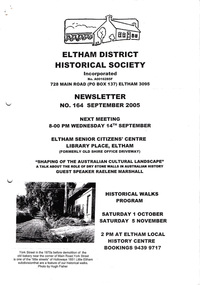 Newsletter, No. 164 September 2005