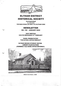 Newsletter, Newsletter, No. 166 January 2006