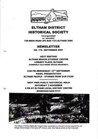 Newsletter, No. 176 September 2007