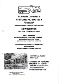 Newsletter, Newsletter, No. 178 January 2008