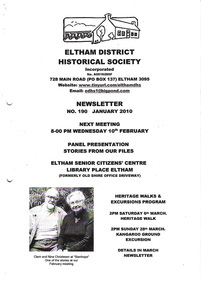 Newsletter, Newsletter, No. 190 January 2010