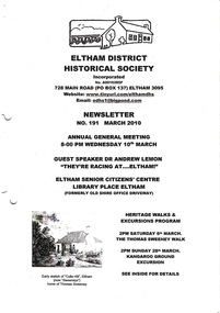 Newsletter, Newsletter, No. 191 March 2010