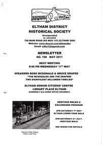 Newsletter, Newsletter, No. 198 May 2011