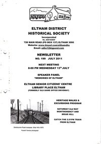 Newsletter, Newsletter, No. 199 July 2011