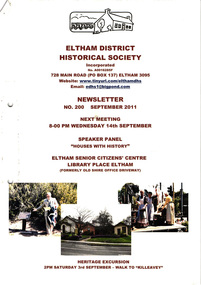 Newsletter, No. 200 September 2011