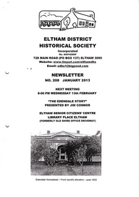Newsletter, No. 208 January 2013