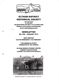 Newsletter, Newsletter, No. 208 January 2013