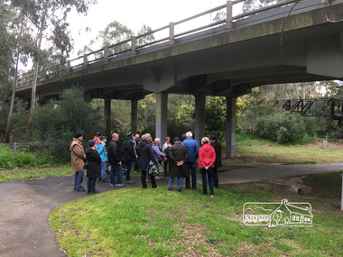 Photograph, Peter Pidgeon, Main Road Bridge over Diamond Creek, 2 Sep 2017