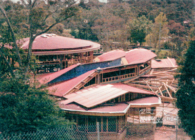 Photograph, Ruth H. Pendavingh, Eltham Library under construction