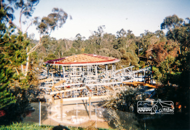 Photograph, Construction of Eltham Library, Panther Place, Eltham, 1993