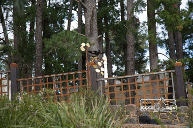 Photograph, Peter Pidgeon, ‘A Currawong Takes Flight’ – Corten steel and bronze sculpture by Michael Wilson (2015), Eltham Cemetery, 30 Aug 2015, 30 Aug 2015