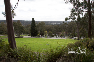 Photograph, Peter Pidgeon, View from Eltham Cemetery looking southeast, 30 Aug 2015