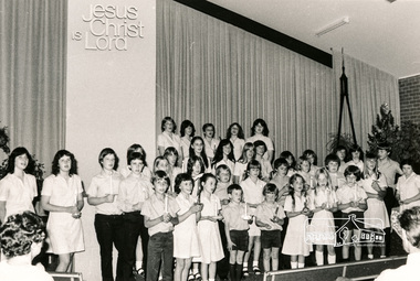 Photograph, School Concert finale, Eltham Christian School, 1982