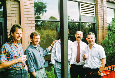 Photograph, Shire of Eltham Staff Christmas Breakup BBQ, 24 Dec 1991, 24/12/1991