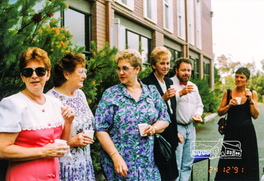 Photograph, Shire of Eltham Staff Christmas Breakup BBQ, 24 Dec 1991, 24/12/1991