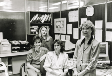 Photograph, Shire of Eltham staff members, 1991, 1991