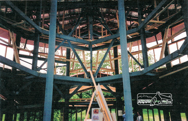 Photograph, Ruth H. Pendavingh, Eltham Library under construction
