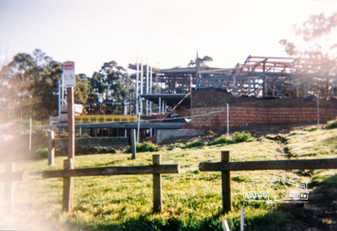 Photograph, Construction of Eltham Library, Panther Place, Eltham, 1993, 1993