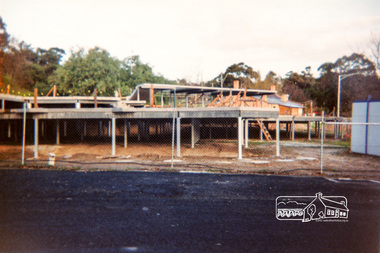 Photograph, Construction of Eltham Library, Panther Place, Eltham, 1993, 1993