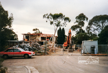 Photograph, Cr. Peter Graham, Looking from the old library end of former Shire offices (south wing), 12 Aug 1996, 12/08/1996