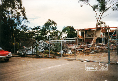 Photograph, Cr. Peter Graham, Looking from the old library end of former Shire offices (south wing), 12 Aug 1996, 12/08/1996