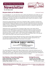 Newsletter, Newsletter, No. 221 March 2015