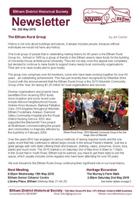Newsletter, Newsletter, No. 222 May 2015