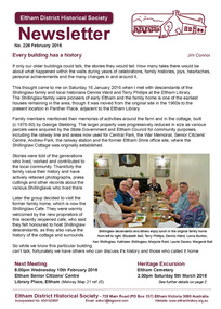 Newsletter, Newsletter, No. 226 February 2016