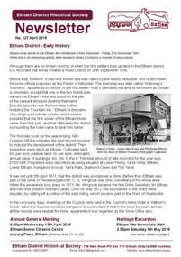 Newsletter, Newsletter, No. 227 April 2016