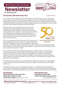 Newsletter, Newsletter, No. 229 August 2016