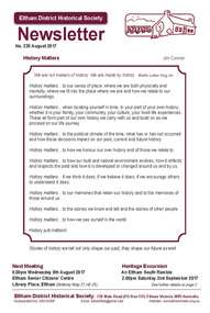 Newsletter, Newsletter, No. 235 August 2017