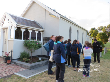 Photograph, Liz Pidgeon, Tour of St Katherine's Anglican Church and cemetery, St Helena, 27 October 2014