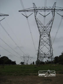 Photograph, Liz Pidgeon, Transmission Powerlines running parallel to Reynolds Road, Eltham 18 February 2011, 18 February 2011