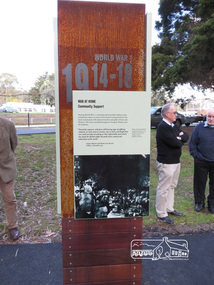 Photograph, Liz Pidgeon, Hurstbridge War Memorial, 20 July 2015, 20 July 2015