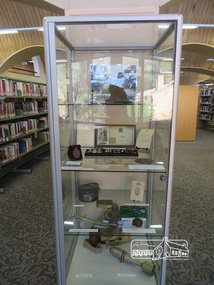 Photograph, Liz Pidgeon, Anzac Display at Eltham Library, 19 April 2016, 19 April 2016